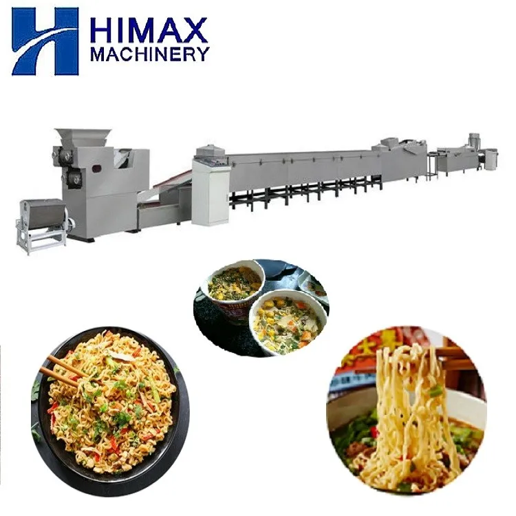 Efficient fried maggi instant noodle making machine indomie noodle production line Instant noodle equipment manufacturer