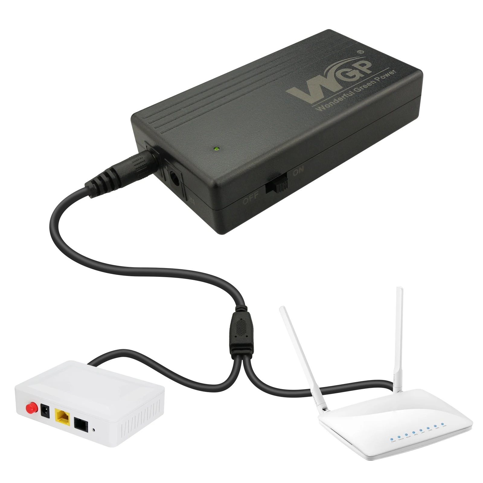 WGP mini dc ups 2A Mini UPS wifi маршрутизатор 12V монитор для маршрутизатора