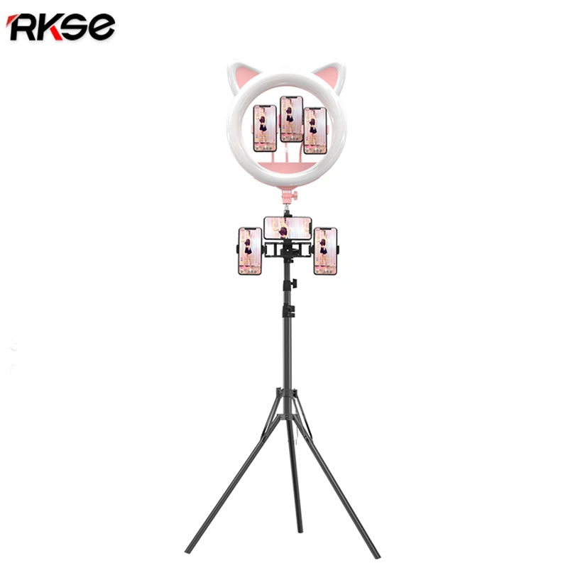 2021 RK45 Cute Cat 20 inch 55w Ring light 408 pcs led studio photography 20 inch professional audio video & lighting
