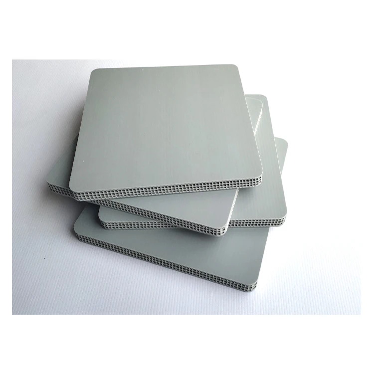 13 mm high glossy surface recyclable PP hollow  plastic construction building formwork  boards for concrete