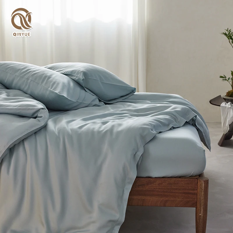Bamboo bed sheets Luxury Custom Organic 100% Natural Bamboo Sheet 400TC Cooling Breathable bamboo sheet sets for Queen King size