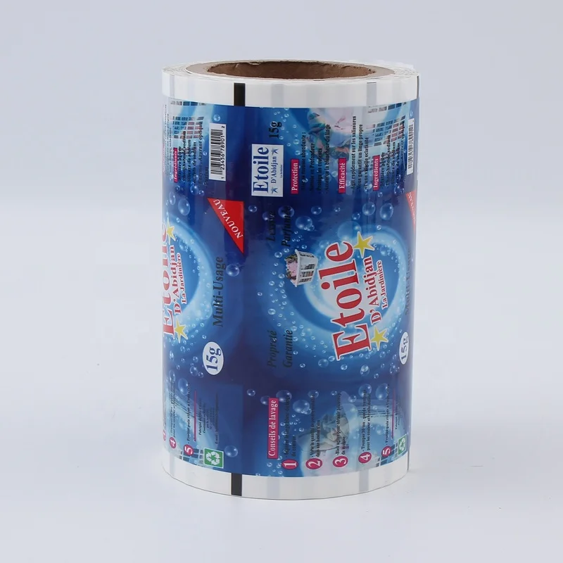 Soap Laundry Detergent Moisture Proof Plastic Roll Film Laminated Material Plastic Packaging Rolls