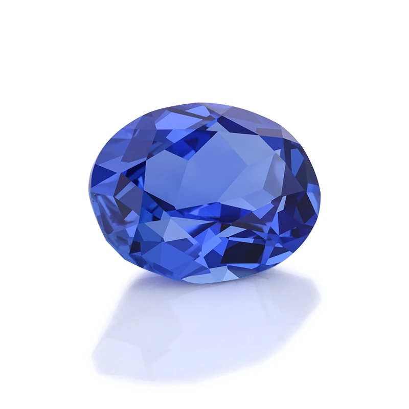 Starsgem Королевский синий 7*9 мм овальной формы