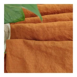 LZ bulk wholesale solid color cheap favourable price organic raw natural washed linen fabric price per meter