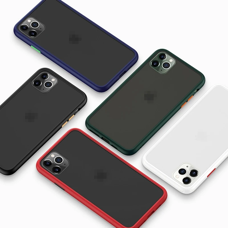 Цветной чехол для Iphone12/mini/pro /max/11pro/11 Pro/ma/x/xs/7/8/7plus/8plus/6/6s/6plus/6s plus Tpu + pc материал