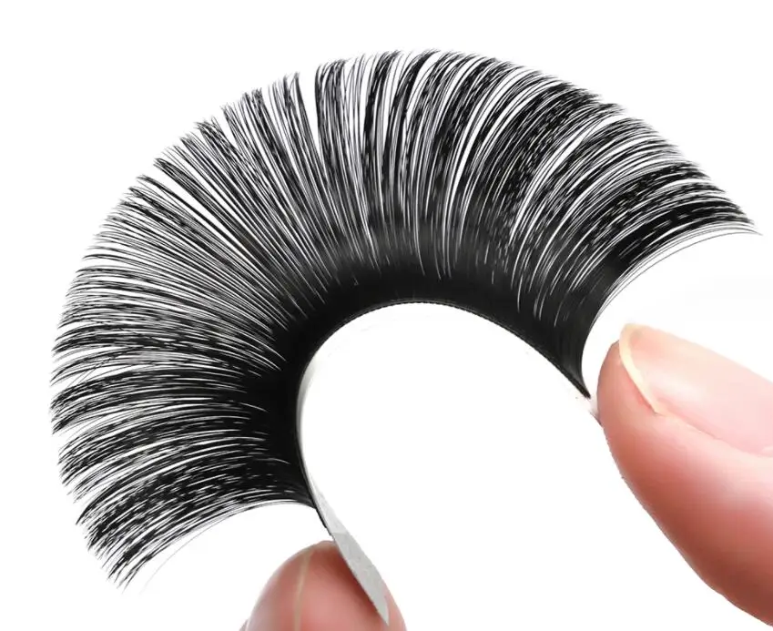 Volume Easy Fanning Eyelash Extensions  j J B C CC D DD L LC LD M Curl Russian Volume Lashes Natural Eyelash Extension