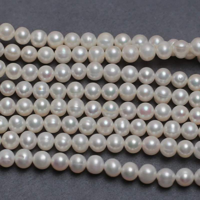 LOW MOQ 8-9 mm potato nice luster quality fresh water natural pearl price