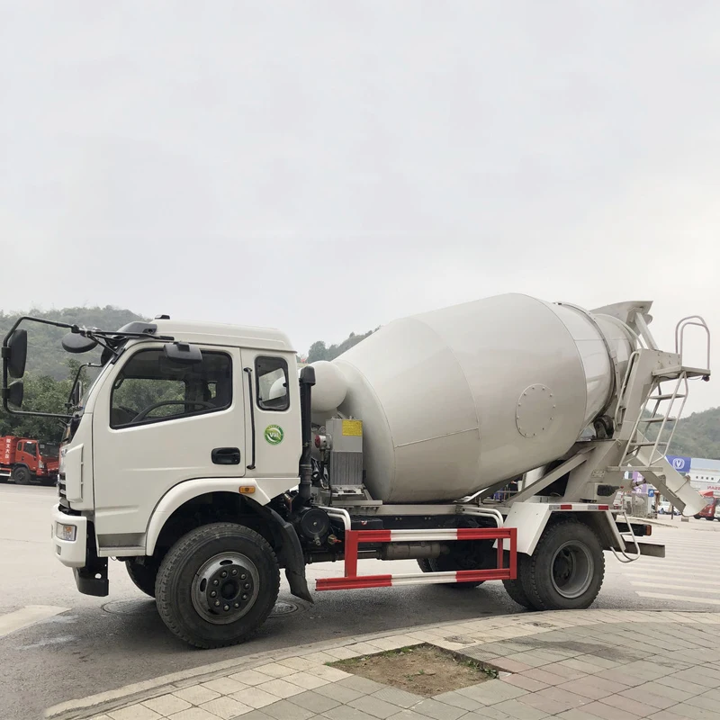 Bottom Price Uesd Flat Mouth Cement Mixer Truck Concrete Mixer Truck For Construction Sites