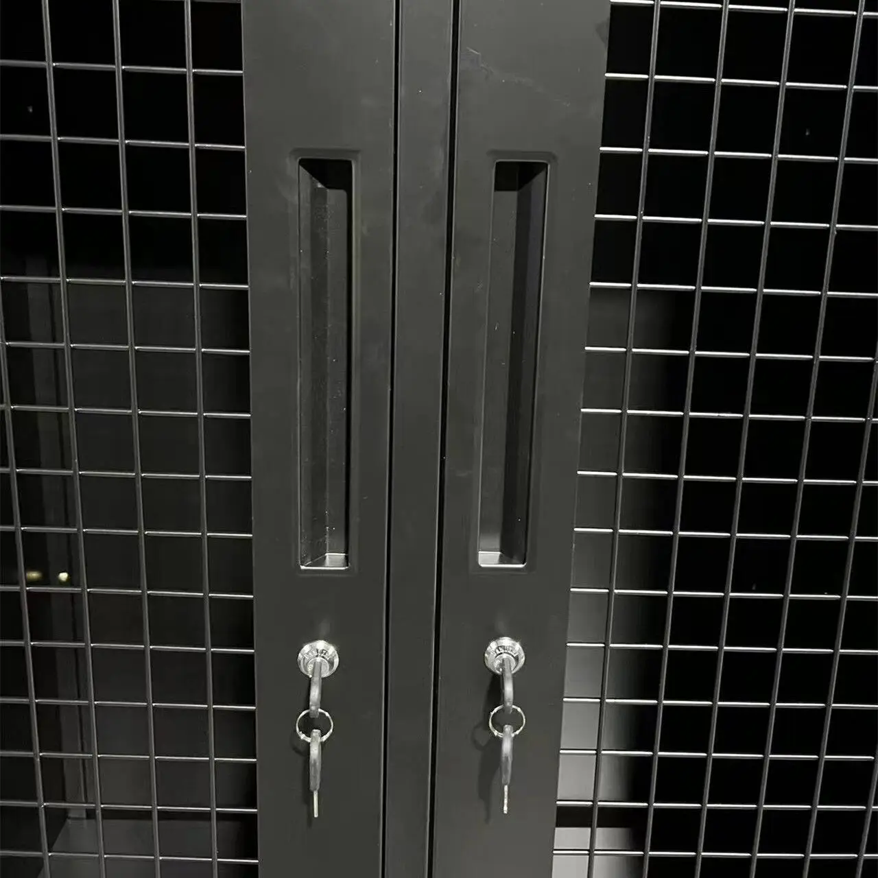 Специальные шкафчики из проволочной сетки с замком шкафчик