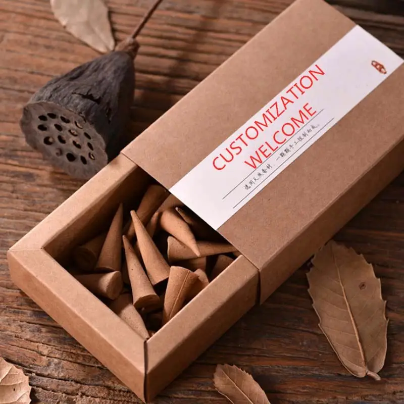 Customization Welcome Wholesale Natural Handmade Tower Cones Oud Sandalwood Incense Cones