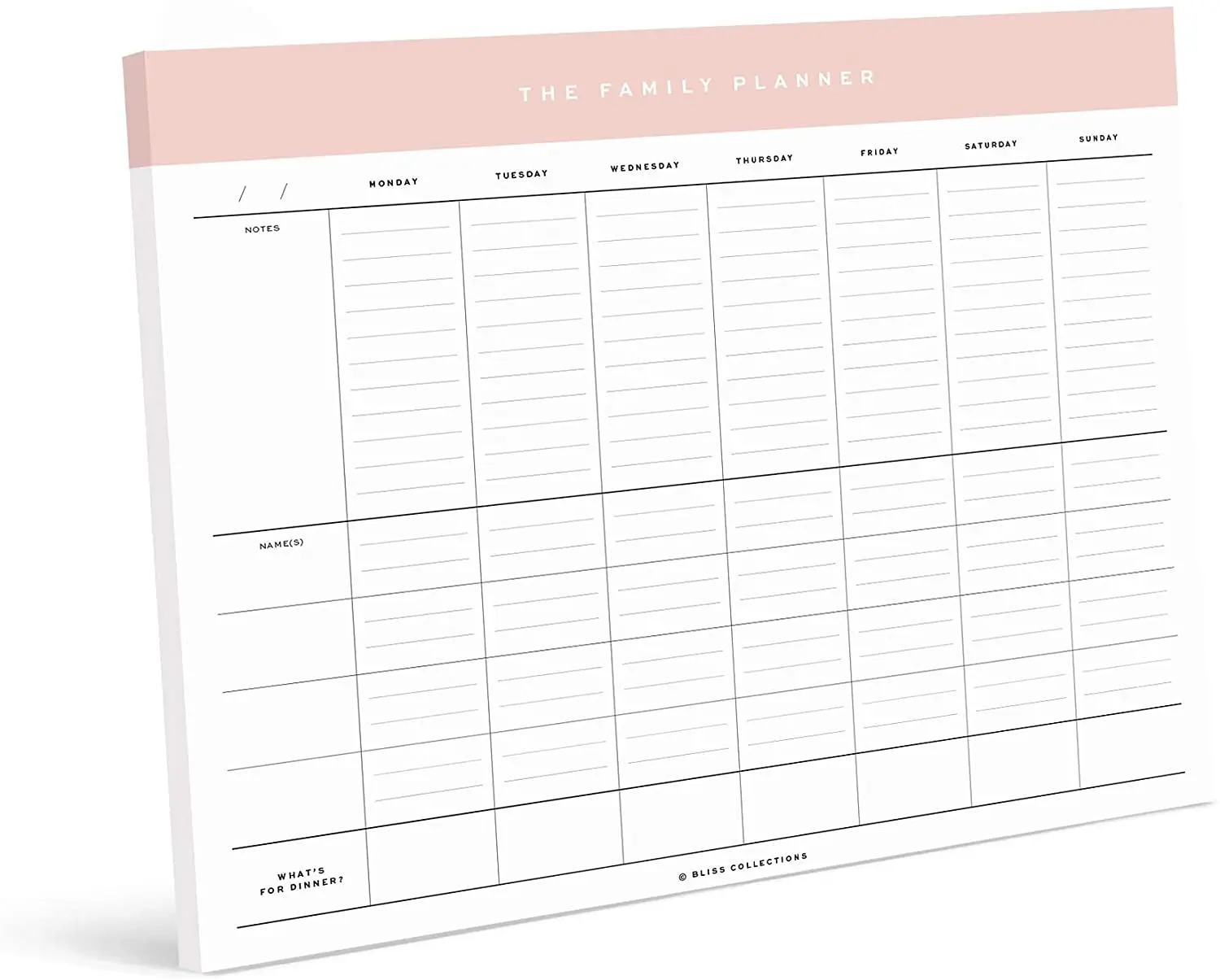 Wholesales Fridge Magnet Custom Design Planner Daily Weekly Large Memo Pads Printing Tear Away Things To Do Notepads