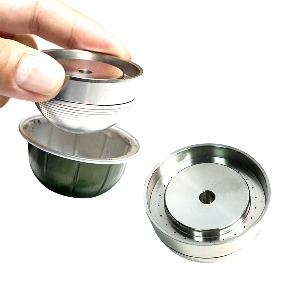 1 Pod Wareset High Quality Refillable Metal Coffee Stainless Steel Reusable Coffee Pods FOR NESPRESSO Vertuoplus Reusable Coffee