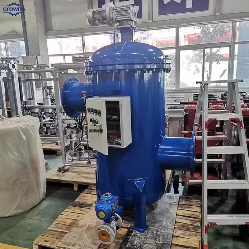 Factory Sale Customized Brush Scraper Type Industrial strainer Automatic Clean Self-cleaning Filter