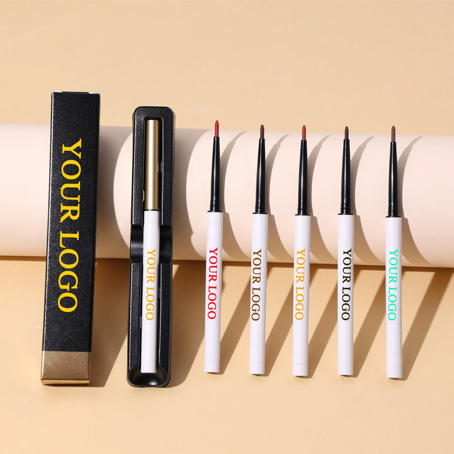 Waterproof Long lasting Creamy Eyeliner Private Label 7 Color Eyeliner Vegan High Quality Crayon Eye Liner