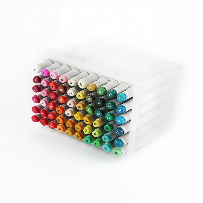 OEM 80 Colors Dual Tip Architecture Drawing Markers Art Nontoxic Art Marker Pen