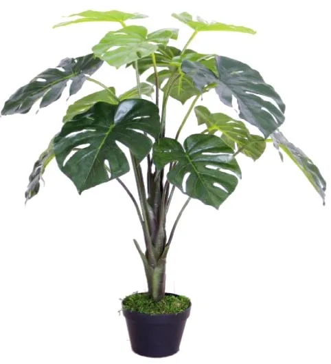 Artificial monstera handmade green plant