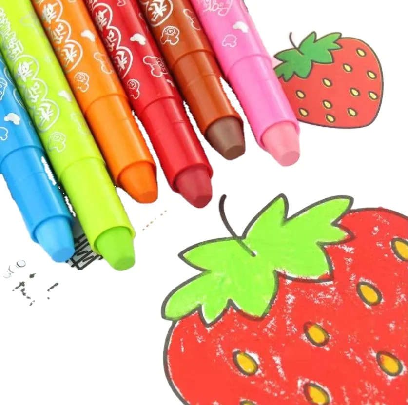 Wholesale Non Toxic Washable Crayons 18 colors twisted crayon set for child