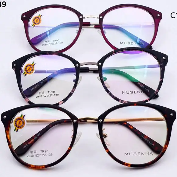 Product Catalog Clearance Special offer TR90 Metal Eyeglasses Frames Unisex Eyewear Optical Full Frame Wholesale Hot sale List