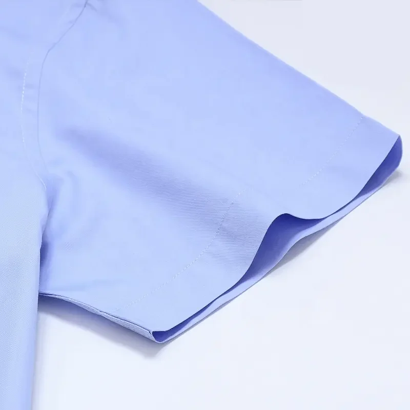 High-End Summer Silk Short-Sleeved Top for Men Formal Dress Brand Comfortable and Stylish Easy to Match Casual Style