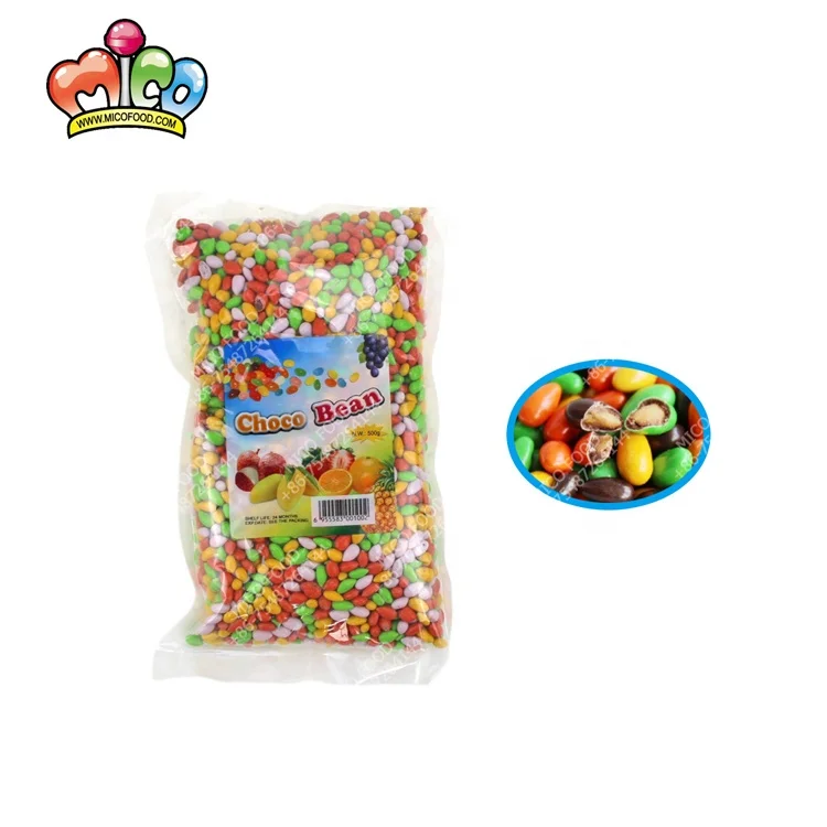 chocolate coated colorful chewing peanut