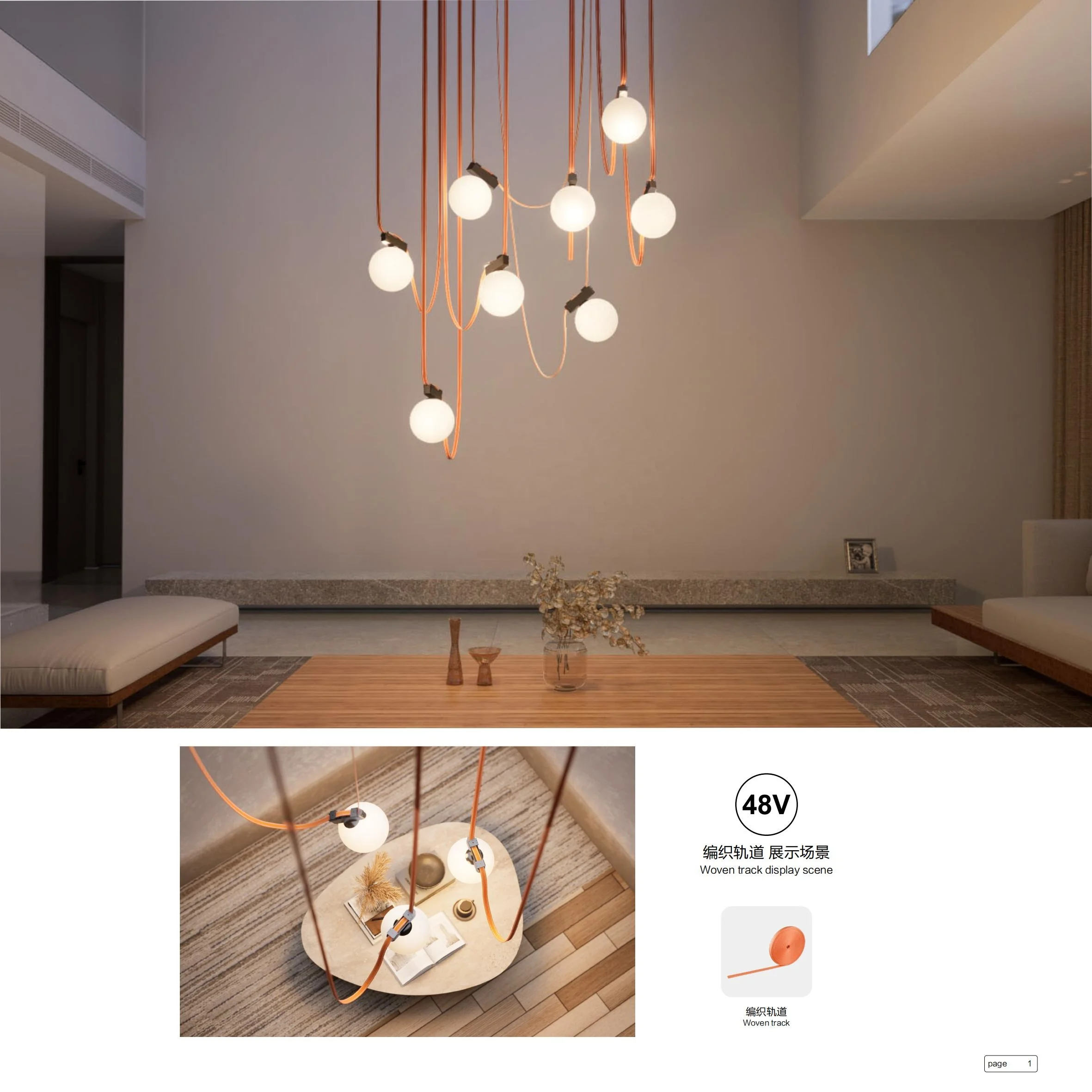 Newly Modern Design LED Magnetic Moon Light Planet Chandelier For Home Lighting