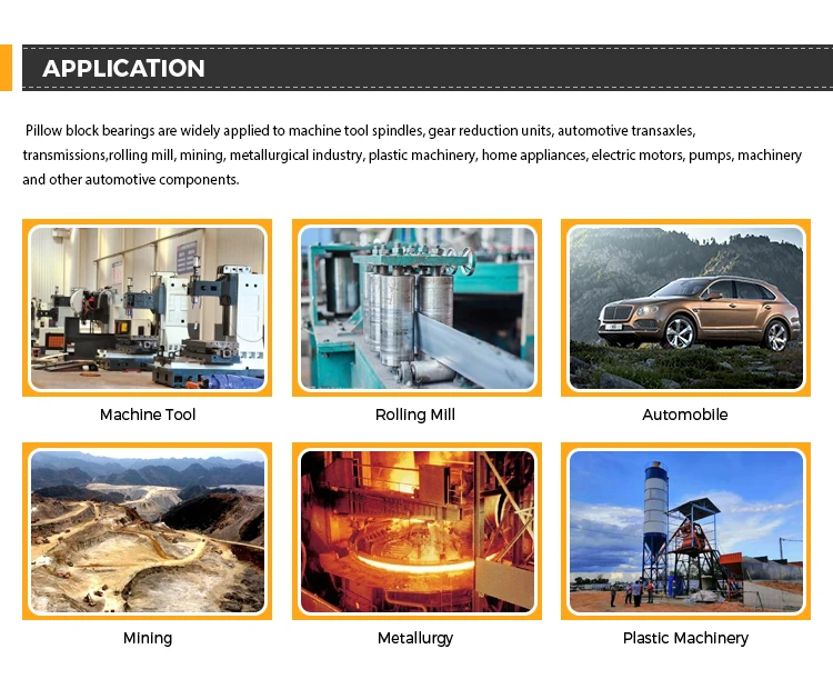 High Quality Pillow Block Bearing UC201 External Spherical Bearing Hot Sale Pillow Block Bearing