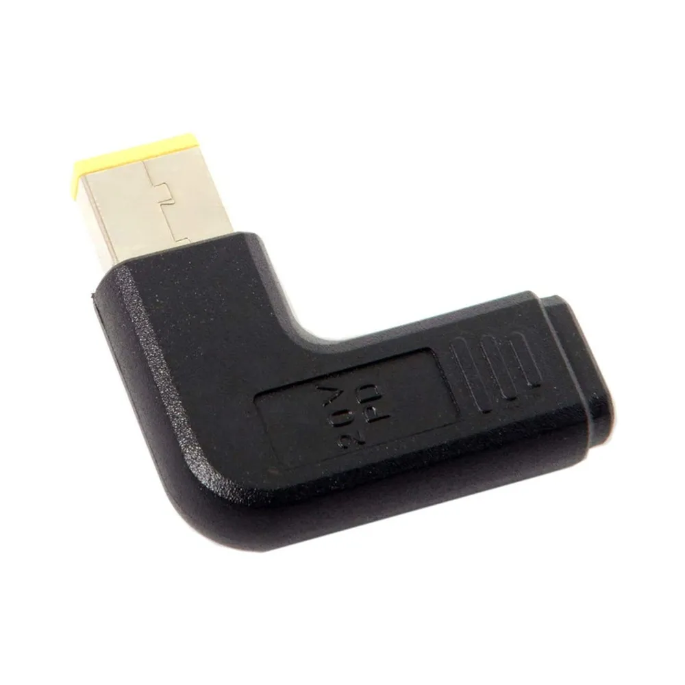 
USB Type C Female to Square Male Plug Dc Power Adapter Converter Laptop Charger Connector for Lenovo T450 T450s T460 T470 T470s 