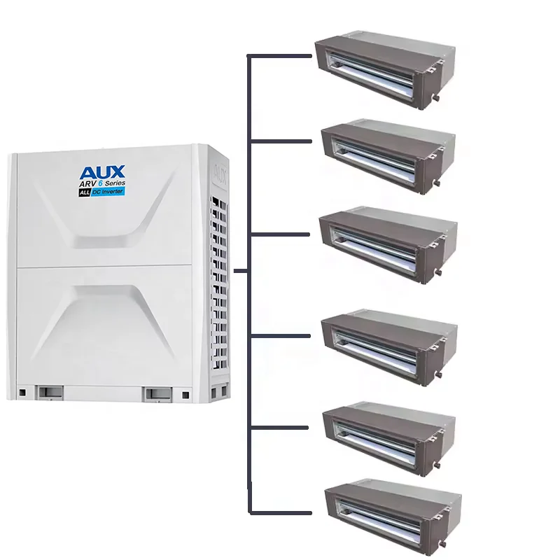 Aux Multi Zone Central Air Conditioner for Villa School Office 45kW VRF VRV Air Conditioning HVAC System