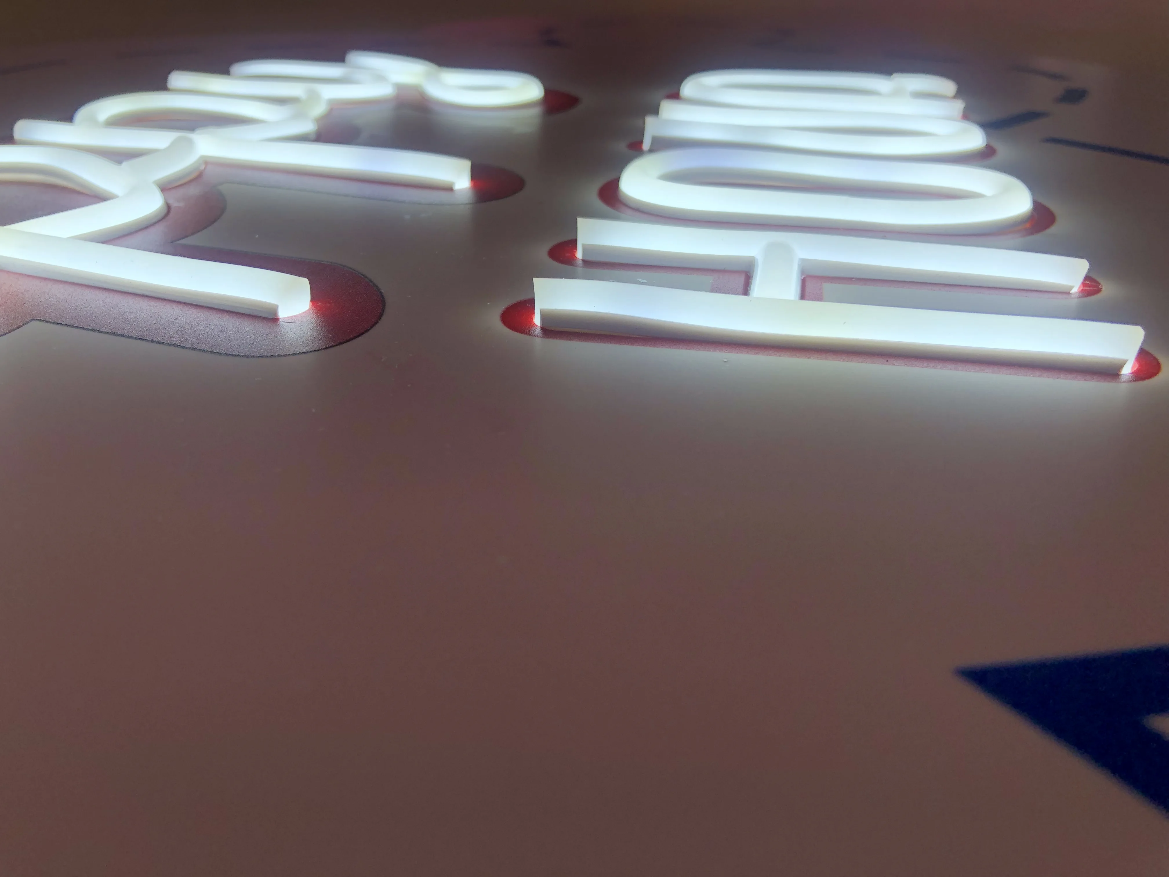 Custom neon light LED letter advertising good vibes decoration neon sign acrylic panel factory china suppliers light box