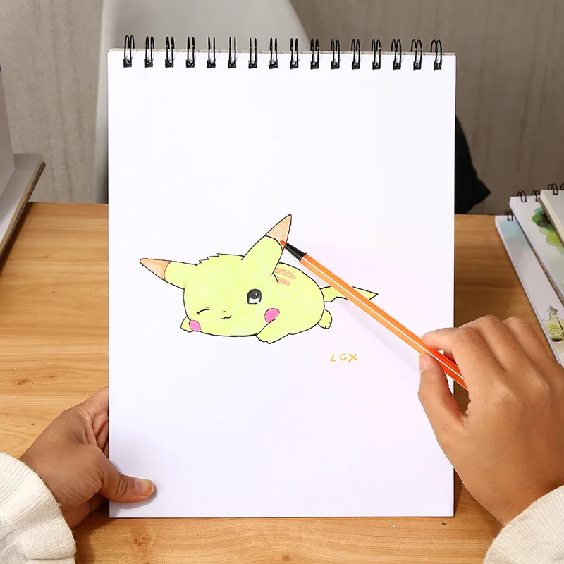 A4 custom hardcover toned tan spiral artist painting drawing notebook sketch_book sketch book for school