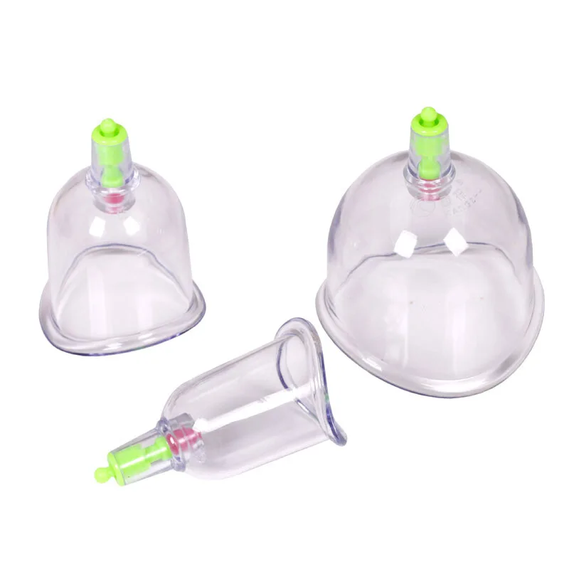 Kangzhu Curved Vacuum Cupping Device 3 Cups Set Kangzhu Curved Cupping Set