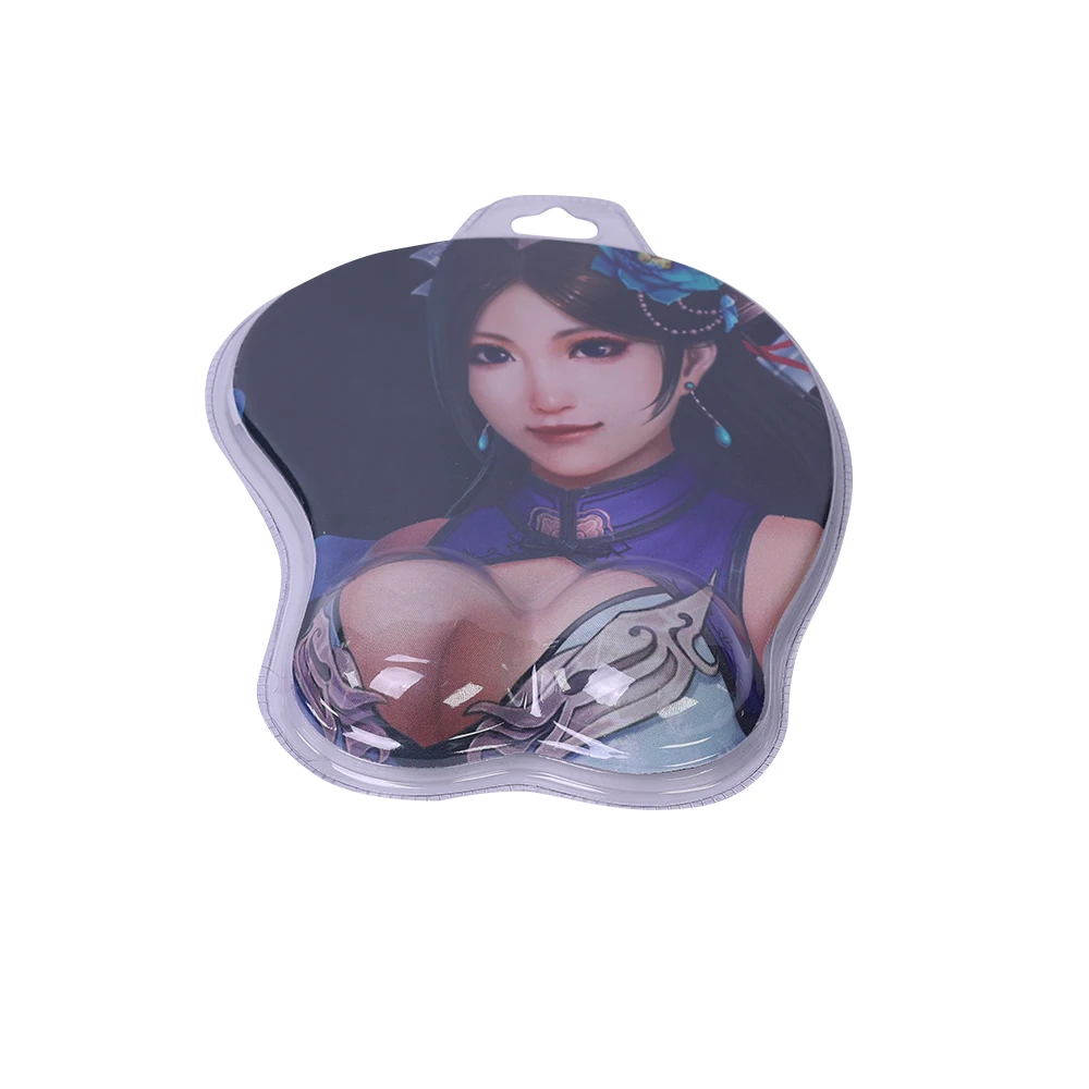 Factory Direct High quality Promotion gift Wrist rest gaming Mouse Pad with Gel silicone wrist support mouse mat