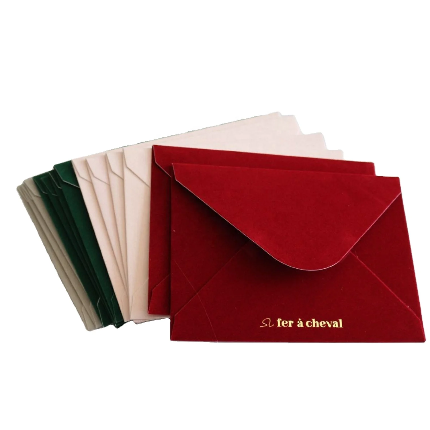 Custom gold foil incense envelope package velvet paper envelope for  invitations wedding gift wedding envelope