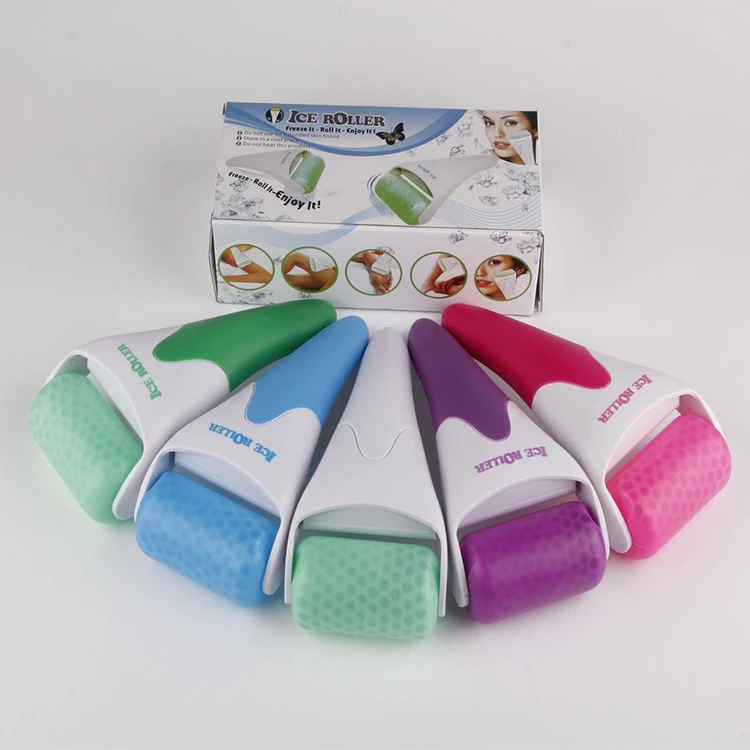 ice beauty roller face ice roller silicone ice roller for face and eye face beauty skin care