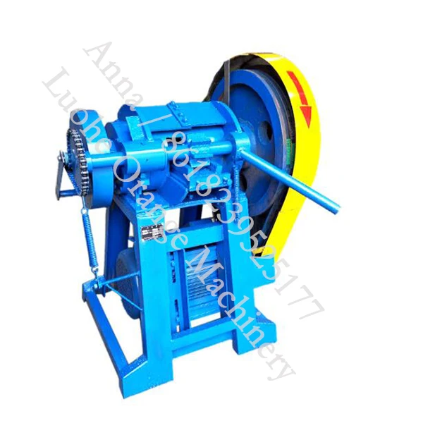 Small model Car bicycle waste rubber Scrap Tyre rubber strip cutting machine