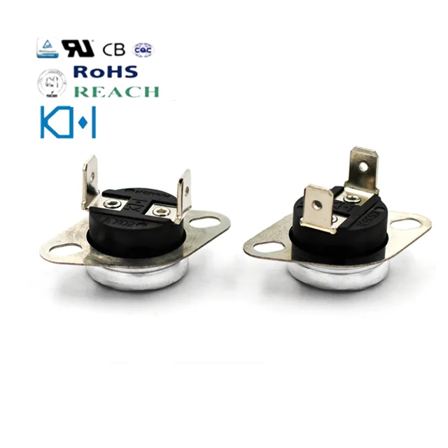 KH Water Dispenser Normal Closed Bimetal Disc Thermostat Snap Action KSD301 145 Celsius Temperature Switch Home Appliances Part