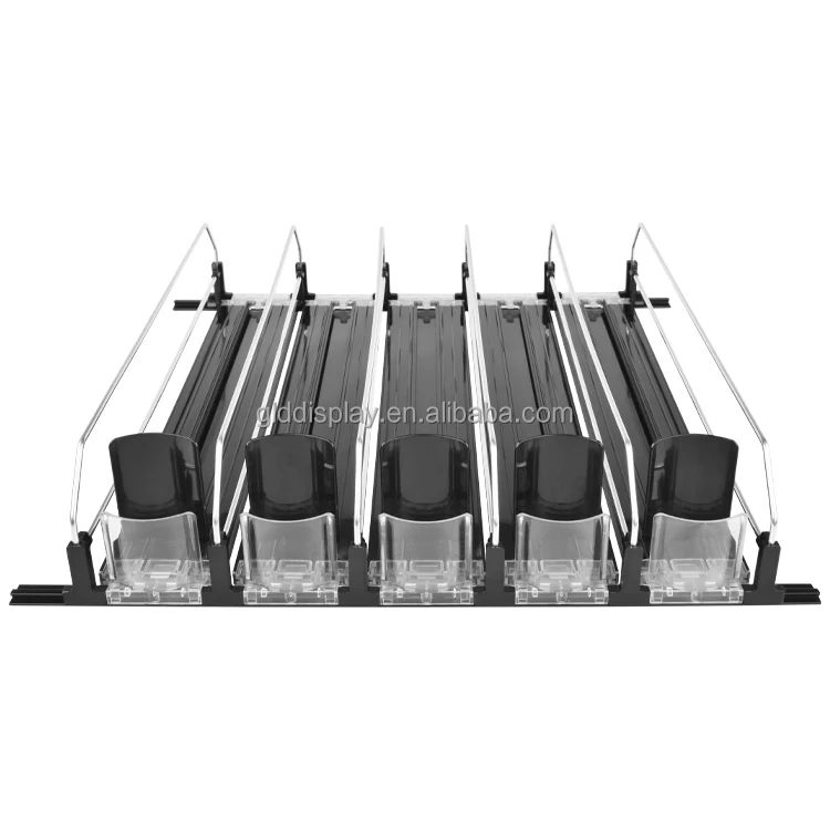 Customized Adjustable Soda Drink Can Bottle Pusher System for Supermarket