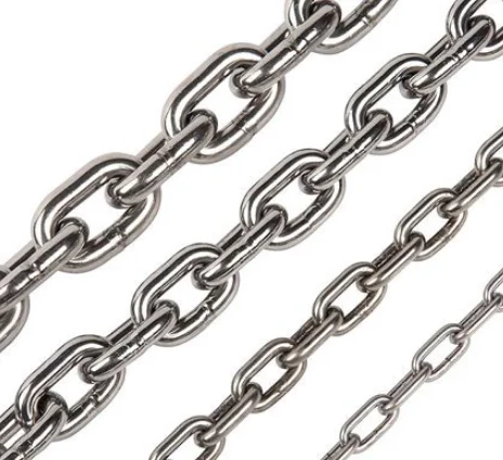 
Stainless Steel DIN 763 G30 16mm Long Link Chain with Polished 