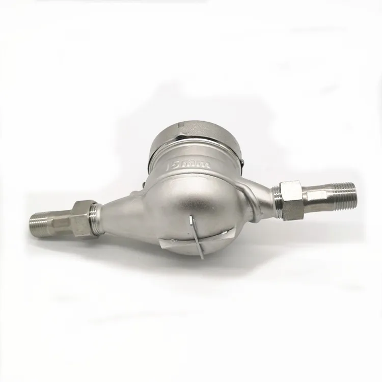 1/2 дюймовый 360 turing крышка из нержавеющей стали 304 счетчик воды