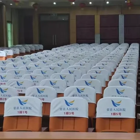 Conference room cinema set auditorium chair cover school lecture hall backrest cover advertising head cover