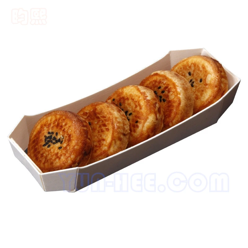 
Disposable Wood Box with Lid for Baking Food Use 
