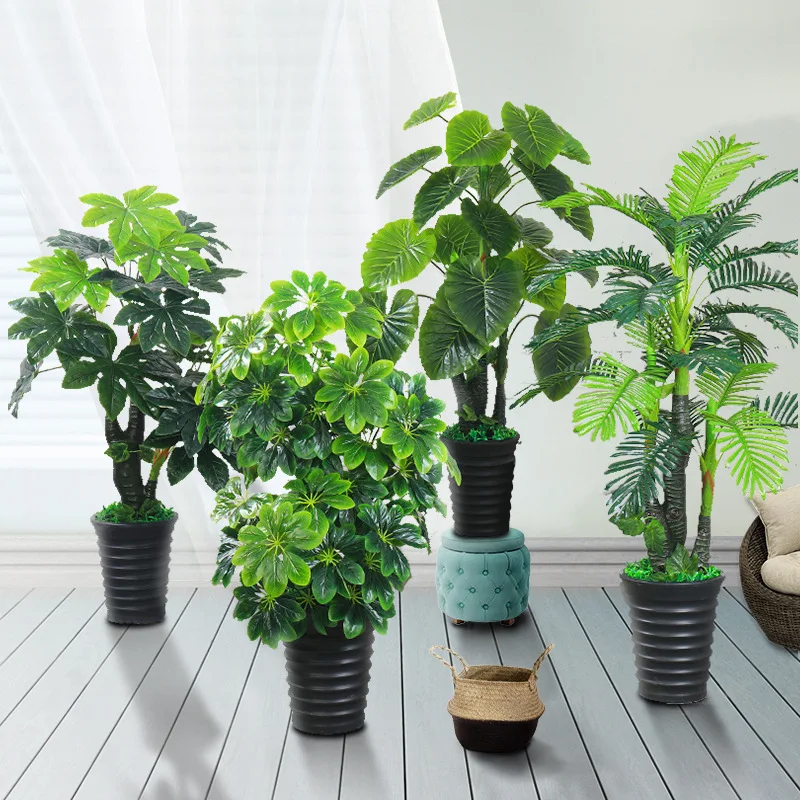 Artificial Plant Tree Palm Tree Potted For Indoor Decoration