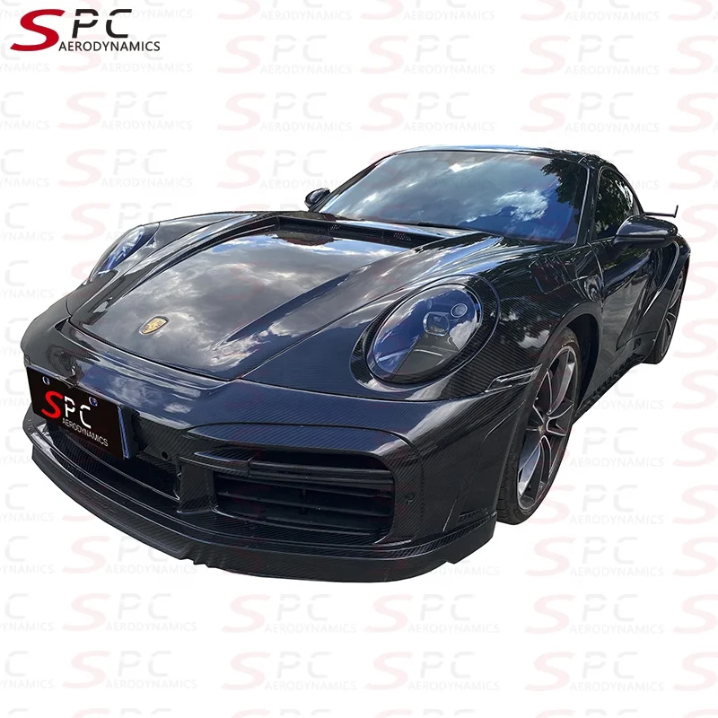 SPC 992 Stinger GTR Dry Carbon Fiber Body Kit For Porsche 911 2019-2022 Carbon Fiber Body Kit For Porsche 911 992 Front Bumper