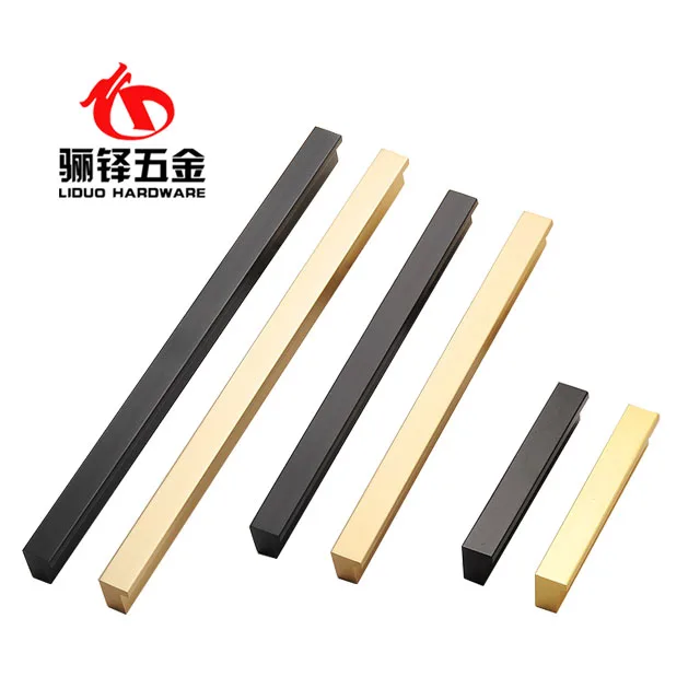 Solid cabinet door handle modern minimalist cabinet drawer cabinet closet handle