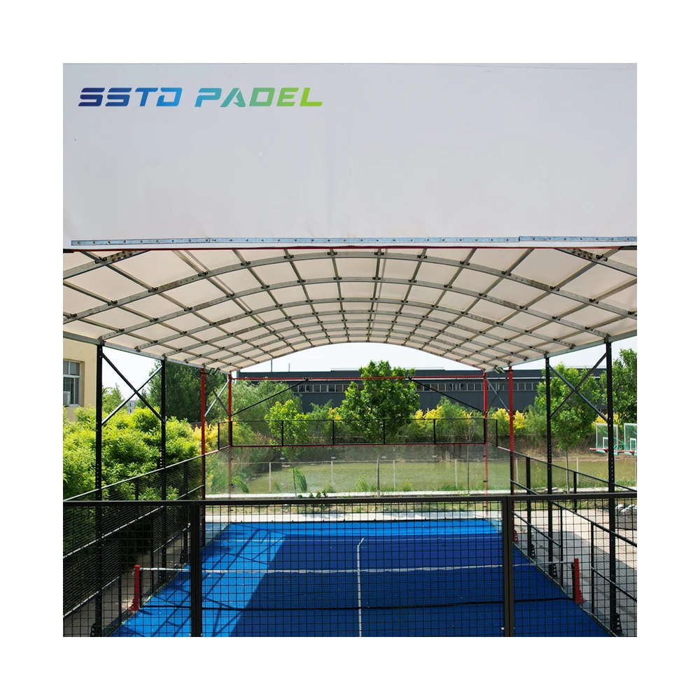 SSTD Padel China outdoor padel court rain cover customize padel court roof