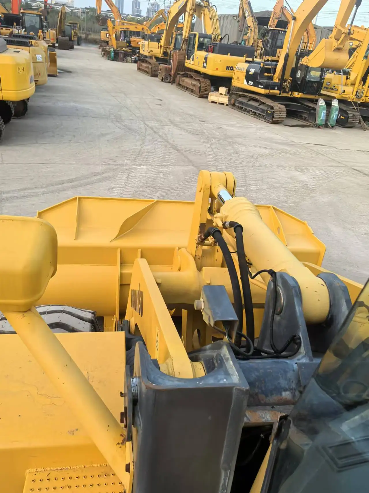 Japan original used Komatsu WA380-6 front end wheel loader good condition low price used KOMATSU WA380 WA470 WA500 WA600 Sale