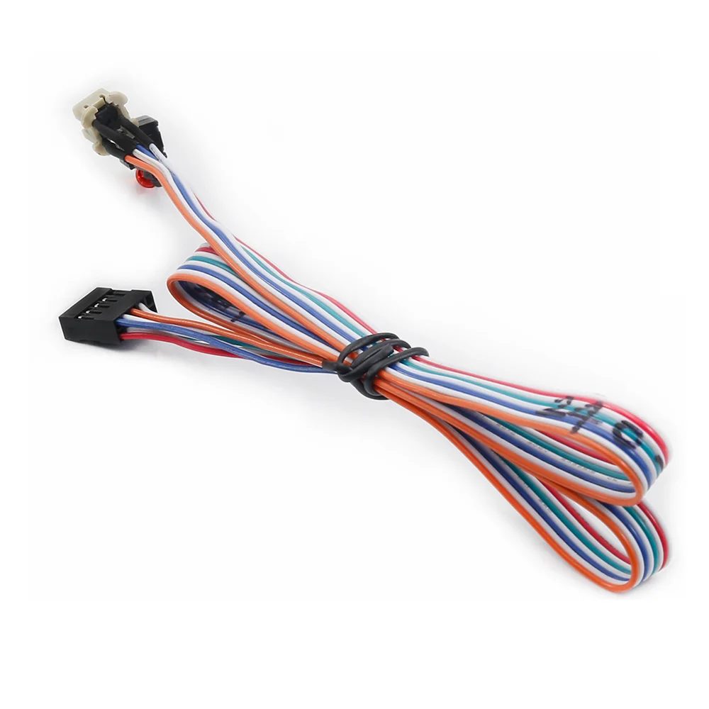 PC Case On/Off Reset Button Power Switch with led Reset Switch Motherboard HDD Computer Replacement Cable