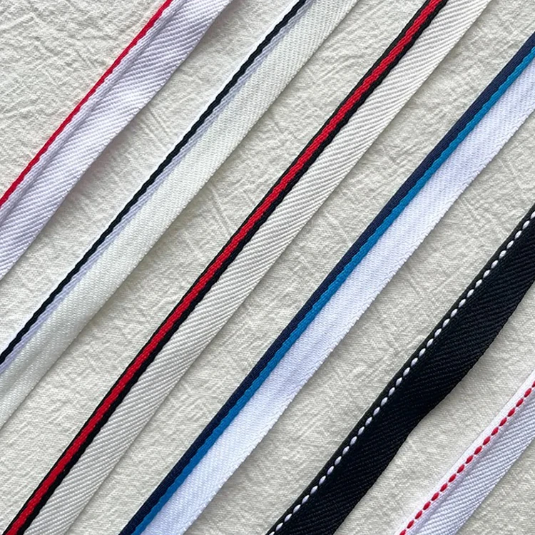 1cm ribbon herringbone color polyester for clothing accessories