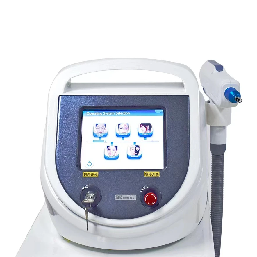 Professional picosecond machine Q Switched nd Yag Laser tattoo removal Portable picolaser  for clinic use