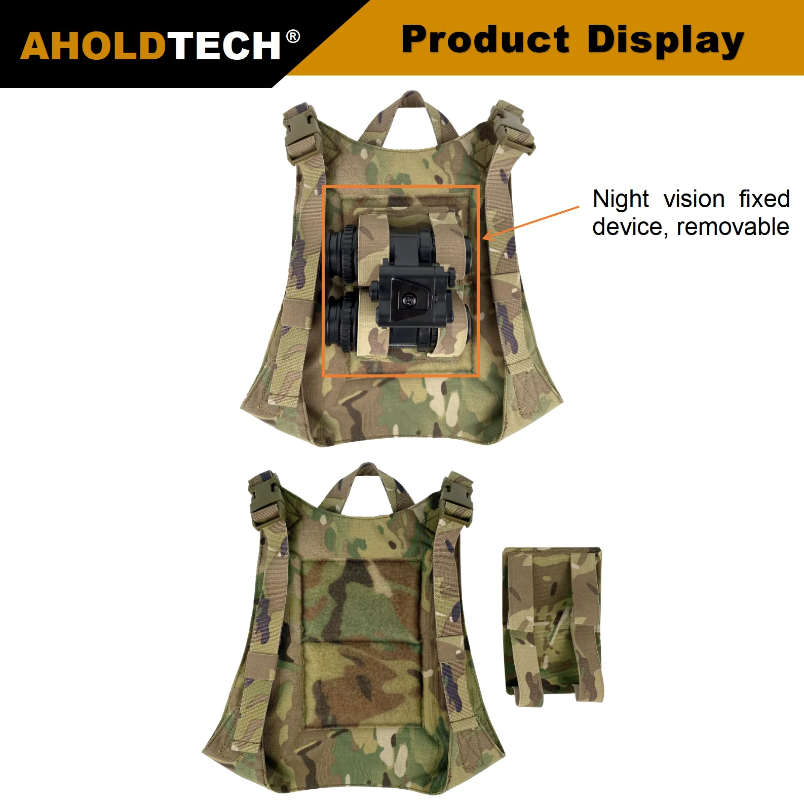 Aholdtech Lightweight Tactical Quick Release Helmet Storage Bag Carrying Fast Mich Wendy Helmet Night Vision Device